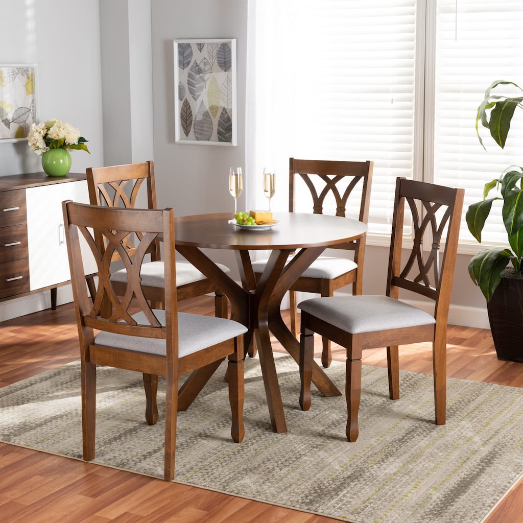 Maya Modern and Contemporary 5-Piece Dining Set
