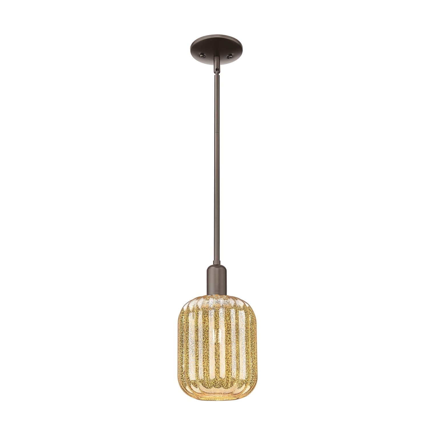 Innovations Lighting Downtown Urban - Preston - 1 Light 7" Jar Shade Stem Hung Mini Pendant