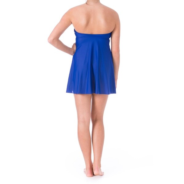 bandeau cover up dress