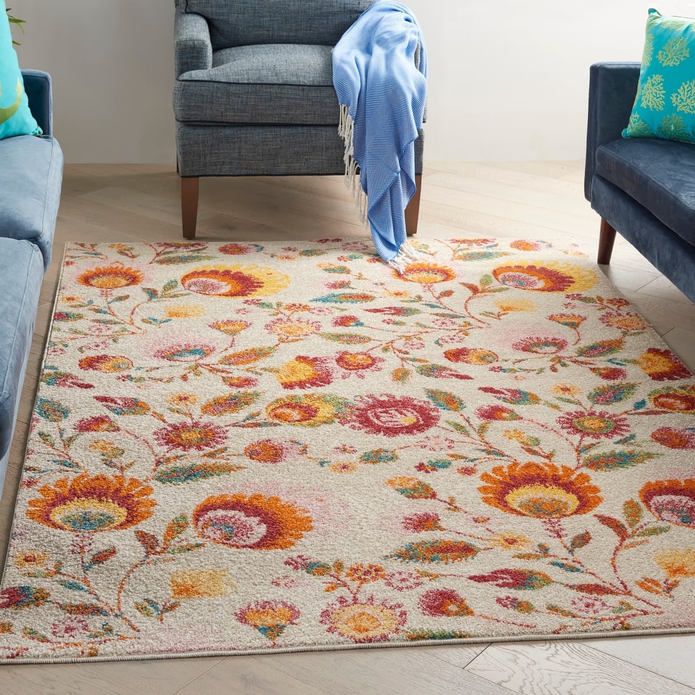 Nourison Allur Floral Country Botanical Area Rug