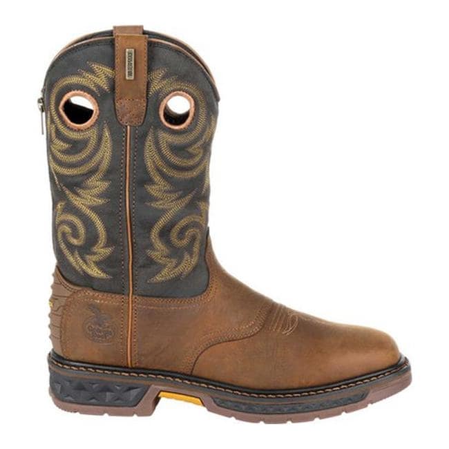 mens waterproof pull on work boots