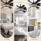 preview thumbnail 8 of 35, Bella Depot 72" Modern Large Ceiling Fan 6-speed Reversible with Dimmable Light and Remote for Family Room