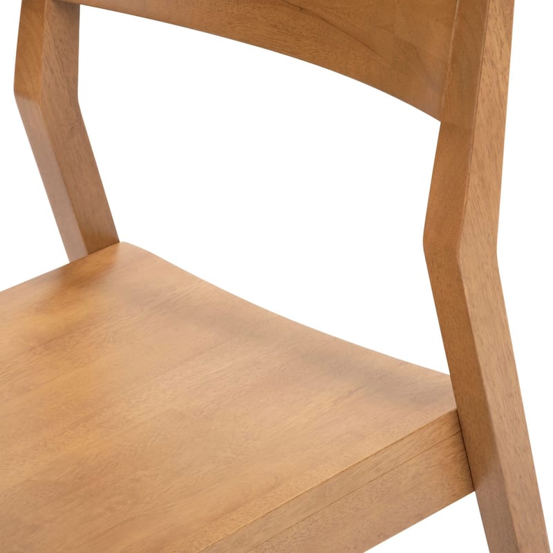 Plank and Beam Modern Solid Wood Dining Chair - Set of 2