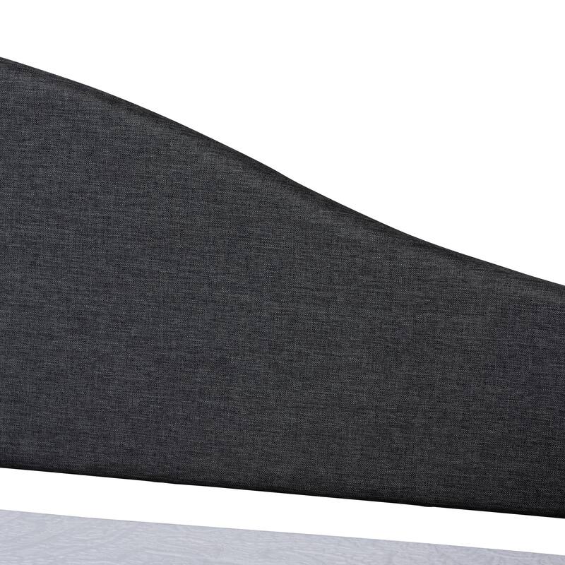 Milligan Modern & Contemporary Beige Fabric Upholstered Wood Daybed