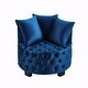 preview thumbnail 18 of 23, Contemporary Upholstered Tufted Leisure Accent Chair
