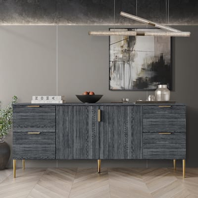 CraftPorch Modern and Luxury Clean-Lines Sideboard