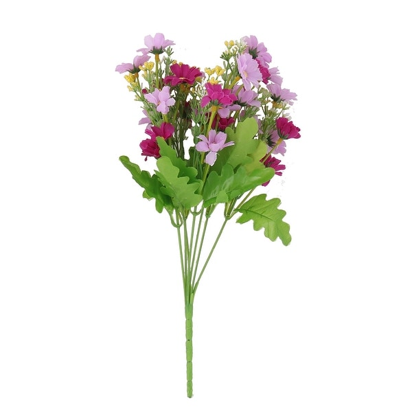 Home Office Longlasting Fibre Purple Daisy Emulational Artificial Flower