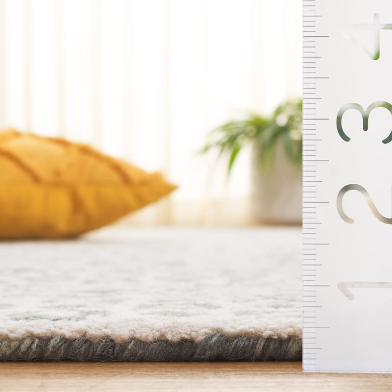 SAFAVIEH Handmade Micro-Loop Reglind Wool Rug