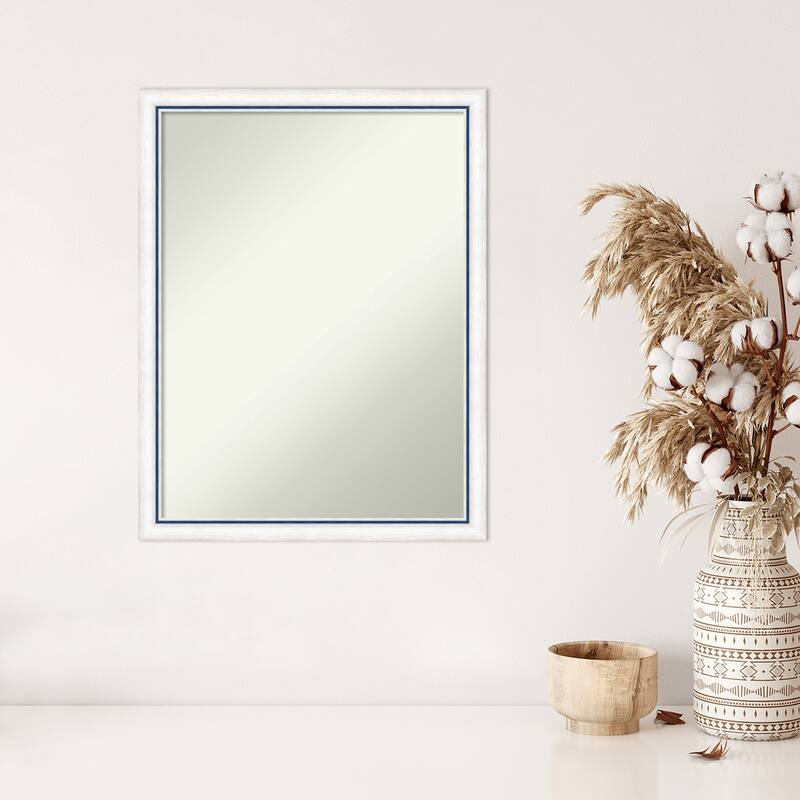 Morgan Non-Beveled Wood Framed Wall Mirror