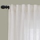 preview thumbnail 33 of 46, Linen Blend Light Filtering Back Tab/Rod Pocket Panel Pair(Set of 2)