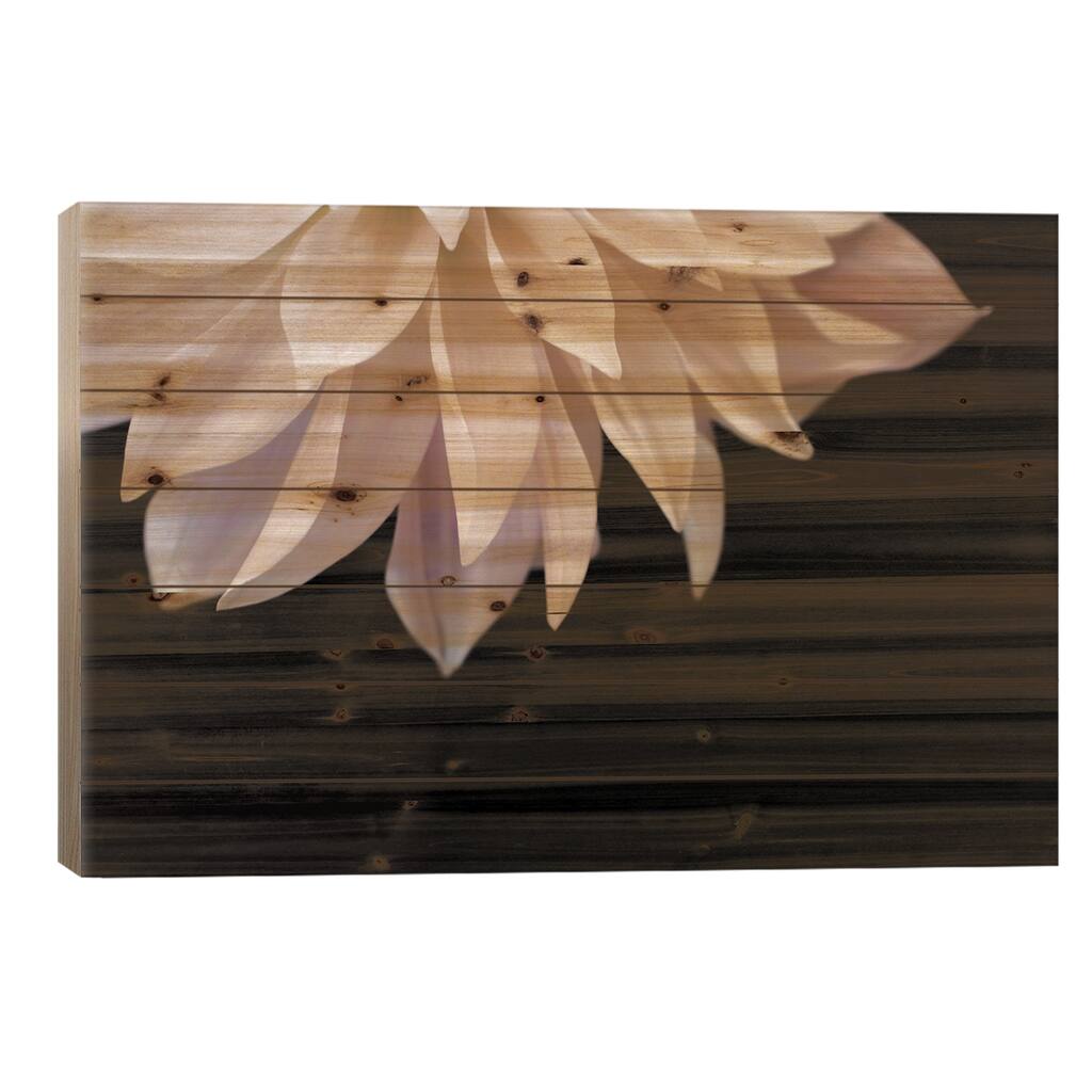 Self Reflection I Print On Wood by Judy Stalus - Multi-Color