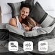 preview thumbnail 25 of 60, Chelsea Square Cascade Reversible Plush Faux Suede Comforter Set
