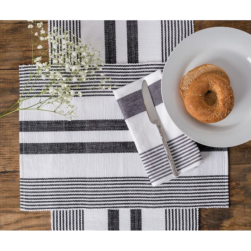 Classic Stripe Woven Table Runner