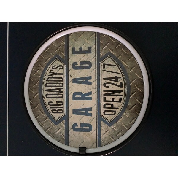 Vintage LED \u2022 Neon Light Bottle Cap Advertising Sign \u2022 BAR Pub Restaurant Cafe \u2022 Wall Decoration 30CM