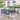 7-Piece Patio Dining Set Wood-look Rectangle Table and 6 Textilene Chairs