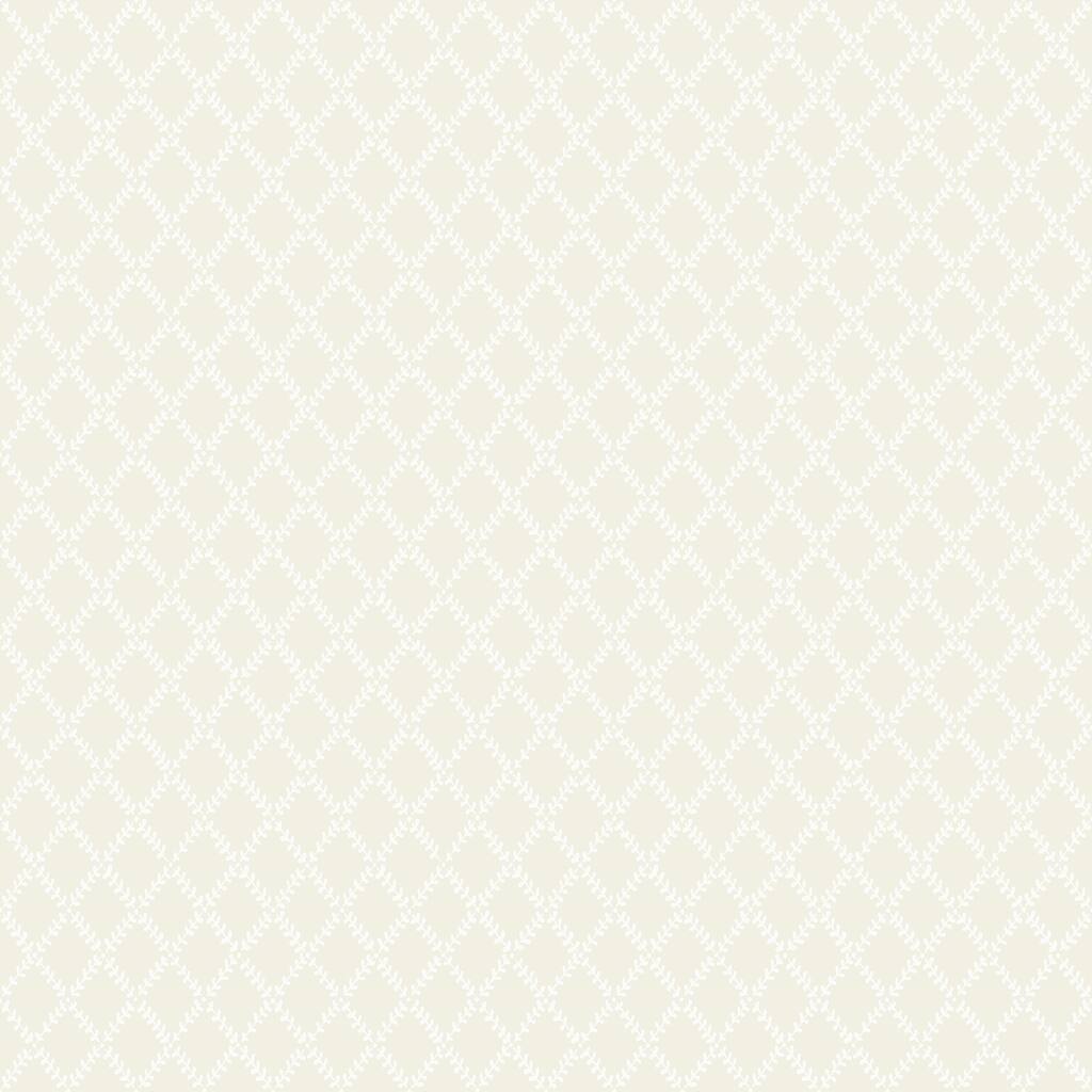 A-Street Prints Trevor Khaki Leaf Trellis Wallpaper