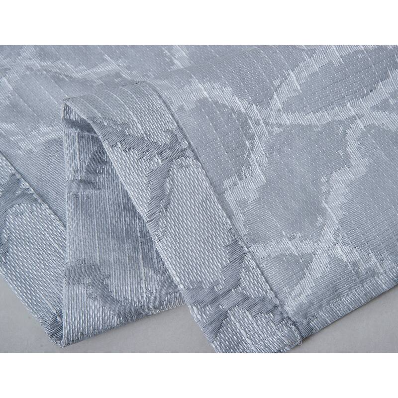 Bridgeport Jacquard Window Curtain Panel 90" - Machine Wash