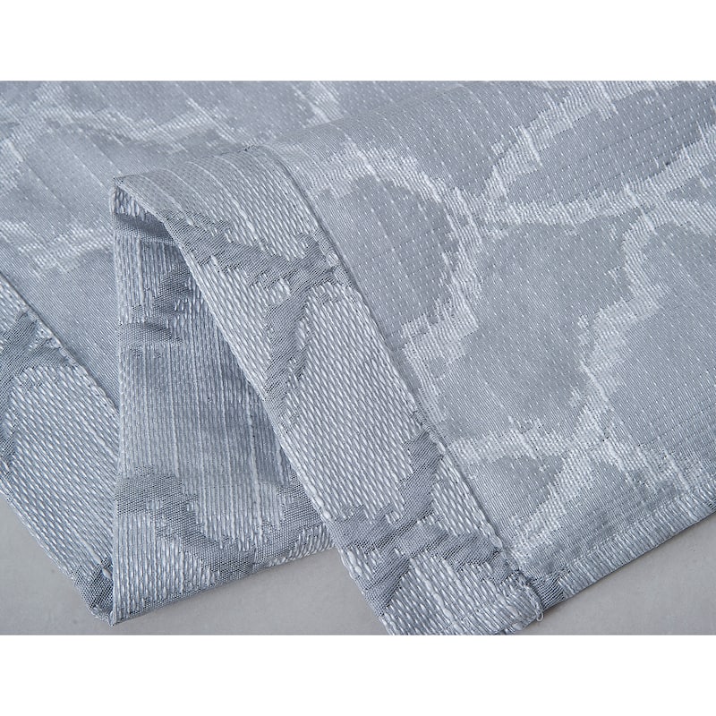 Brookfield Jacquard Grommet Window Curtain Panel