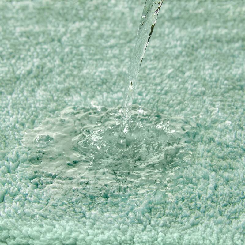 1 PCS 24x44" Cotton Tufted 3000 GSM Reversible Bath Rug Green