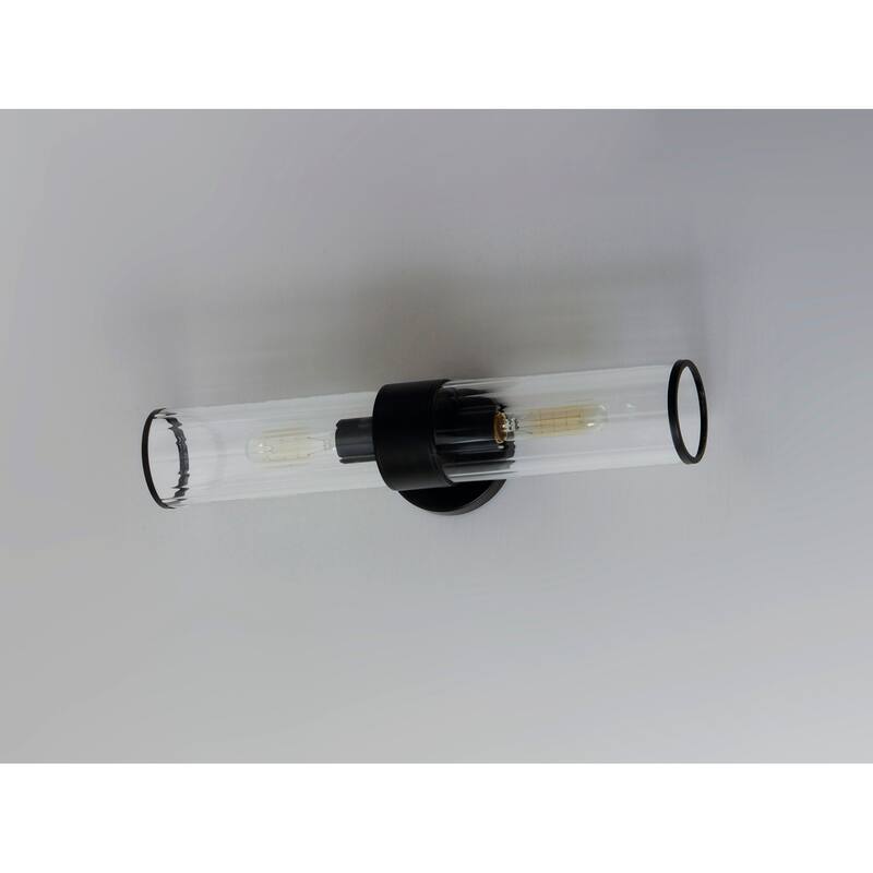 Crosby 2-Light Wall Sconce - Black