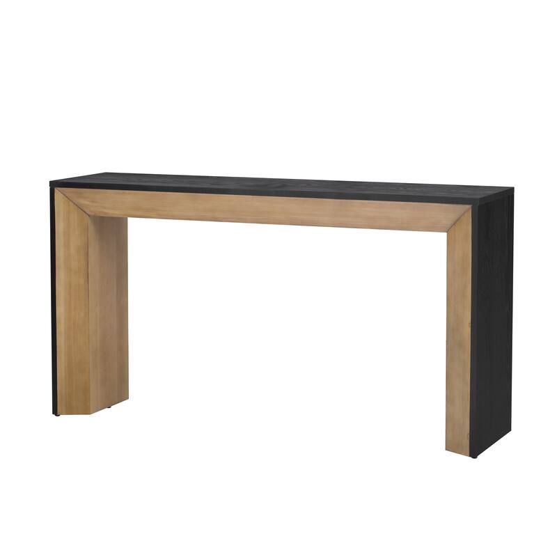 59" Entryway Console Table, Narrow Long Sofa Side Table Accent Table for Hallway Living Room