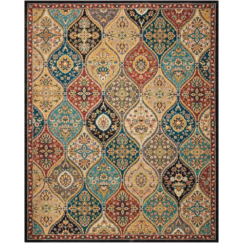 Nourison Nourison 2020 Bordered Area Rug - 8' x 10'6" - Multicolor - Rectangle