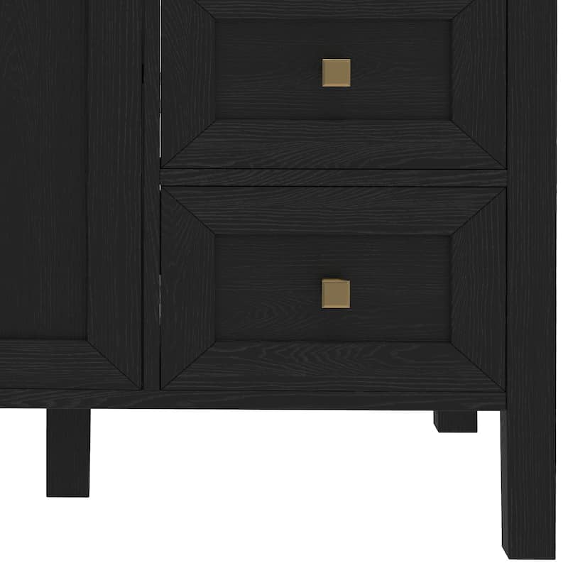 Moasis 36"/42" Bathroom Vanity Cabinet Set with Sink Combo and 3 Drawers & Cabient