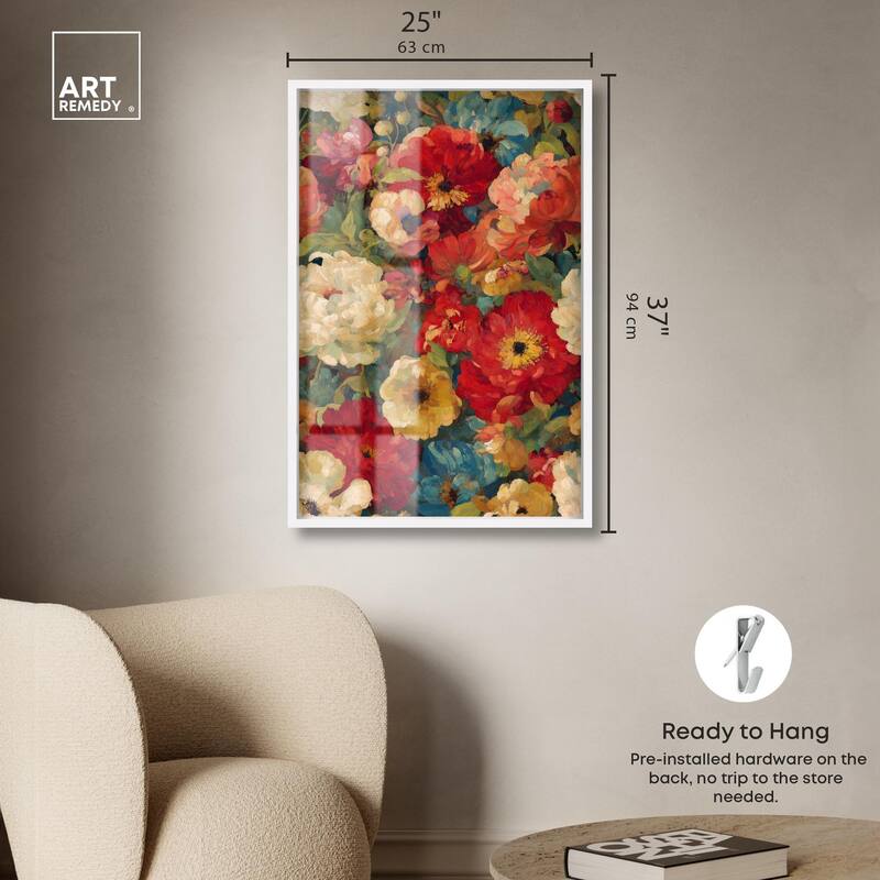 Garden Tapestries II Shadowbox by Art Remedy