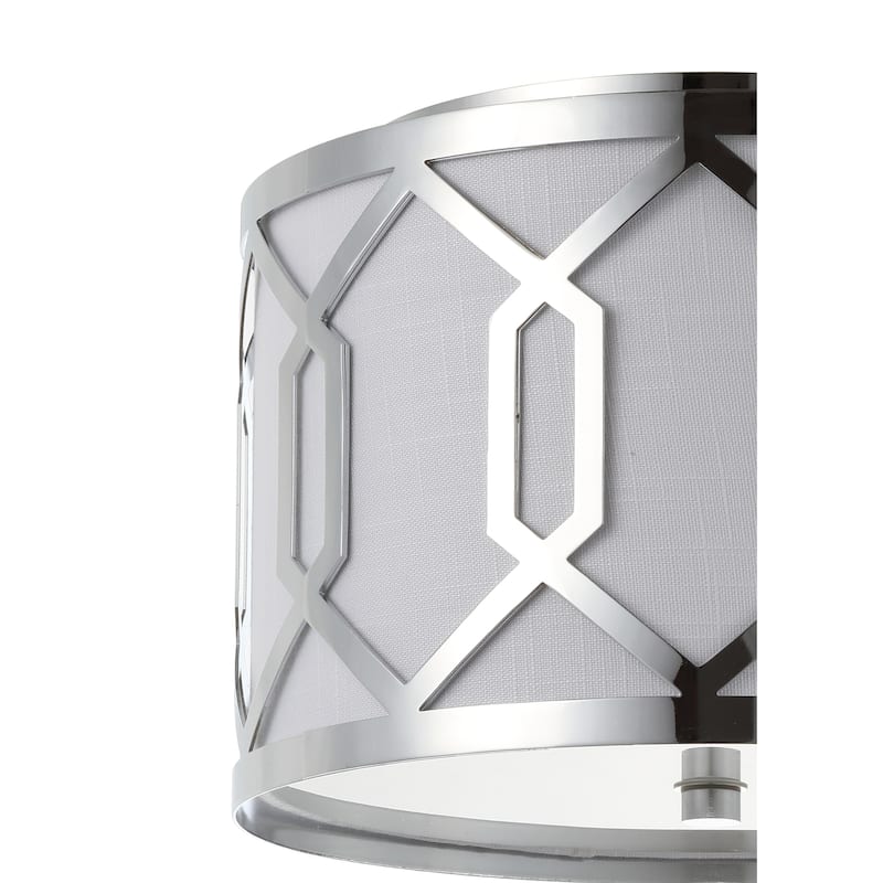 Aria Metal LED Flush Mount, by JONATHAN Y