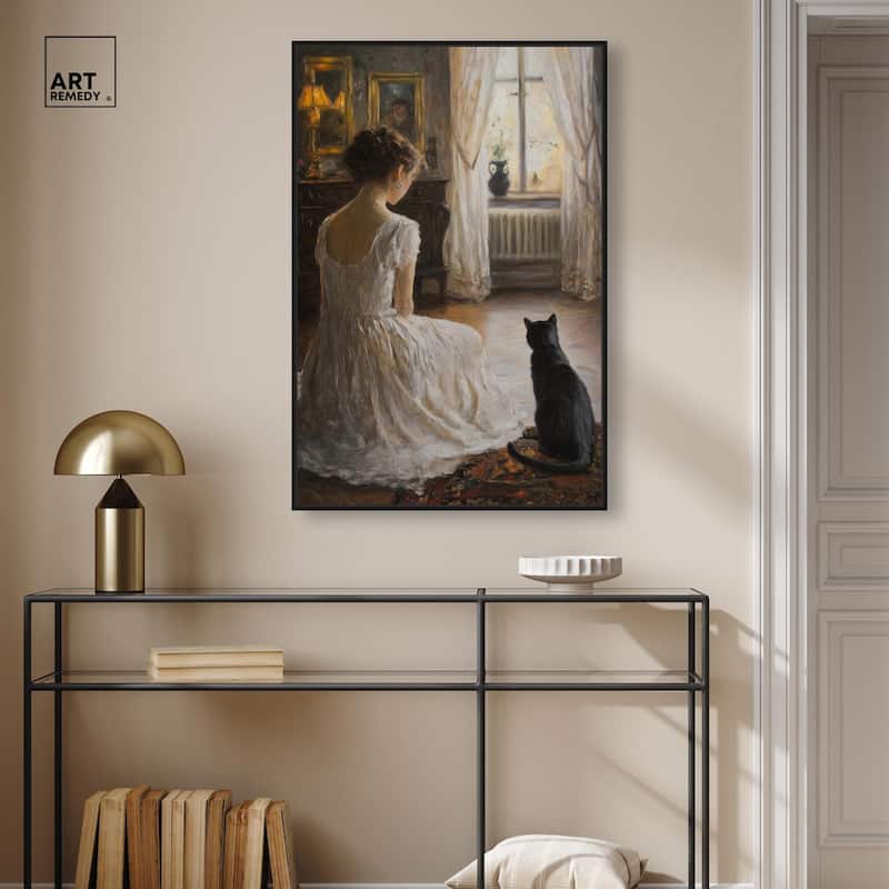 Her Faithful Companion Canvas by Art Remedy