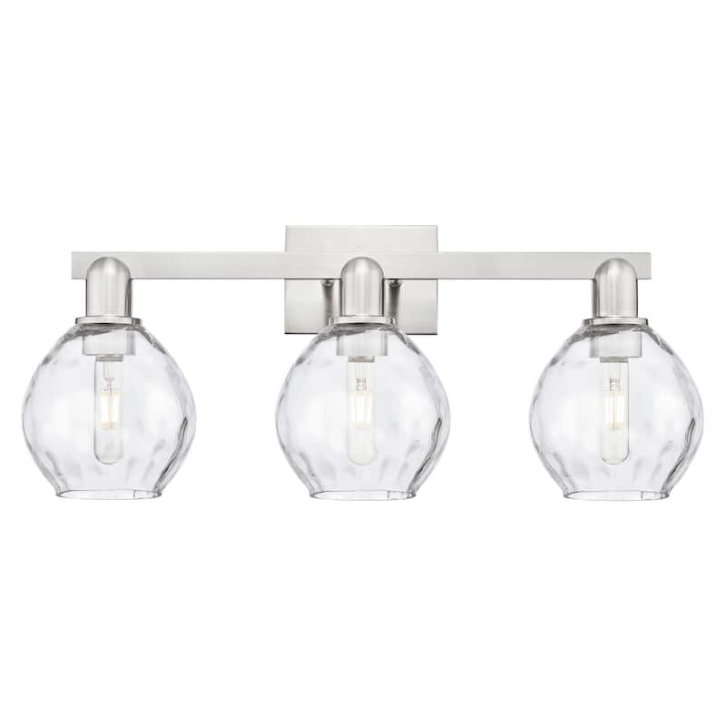 Innovations Lighting 716-3W-11-25 Waverly Vanity Waverly 3 Light 25" - Brushed Satin Nickel / Clear