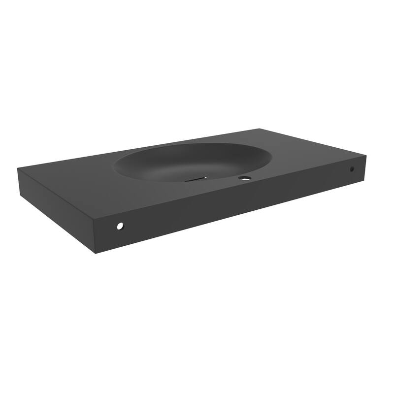 Darleen Shallow Basin Wall Mounted Bathroom Sink