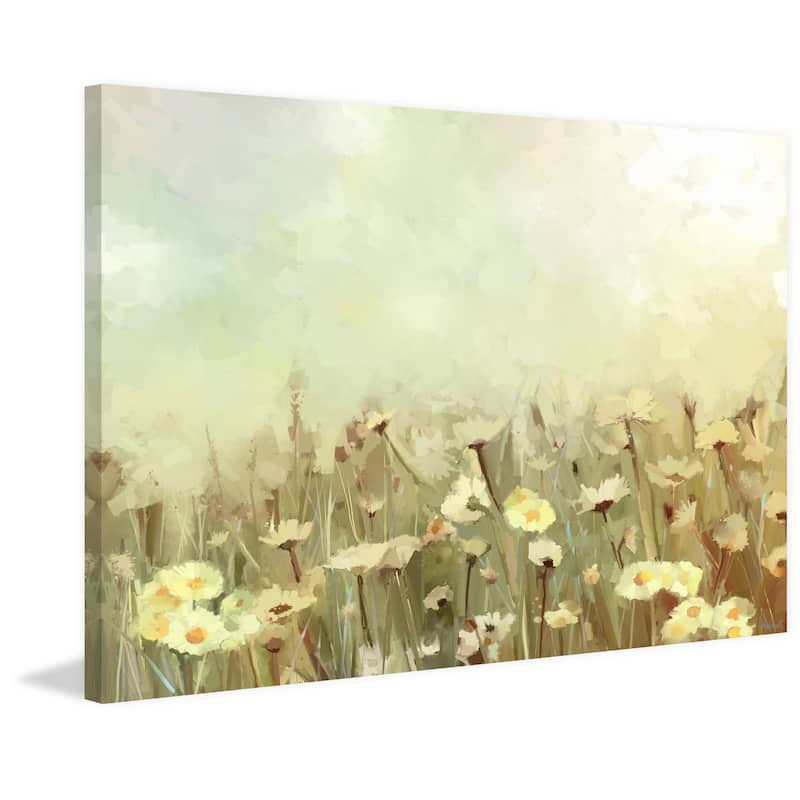 Blossom in Nature Print on Wrapped Canvas