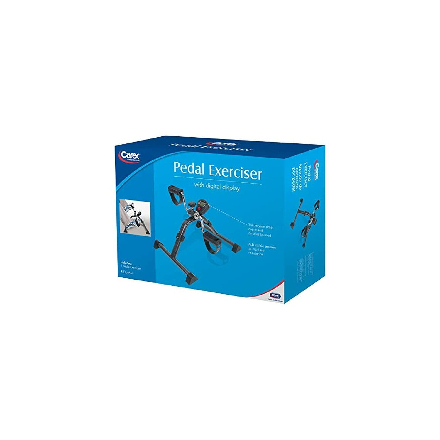 Carex pedal exerciser best sale with digital display