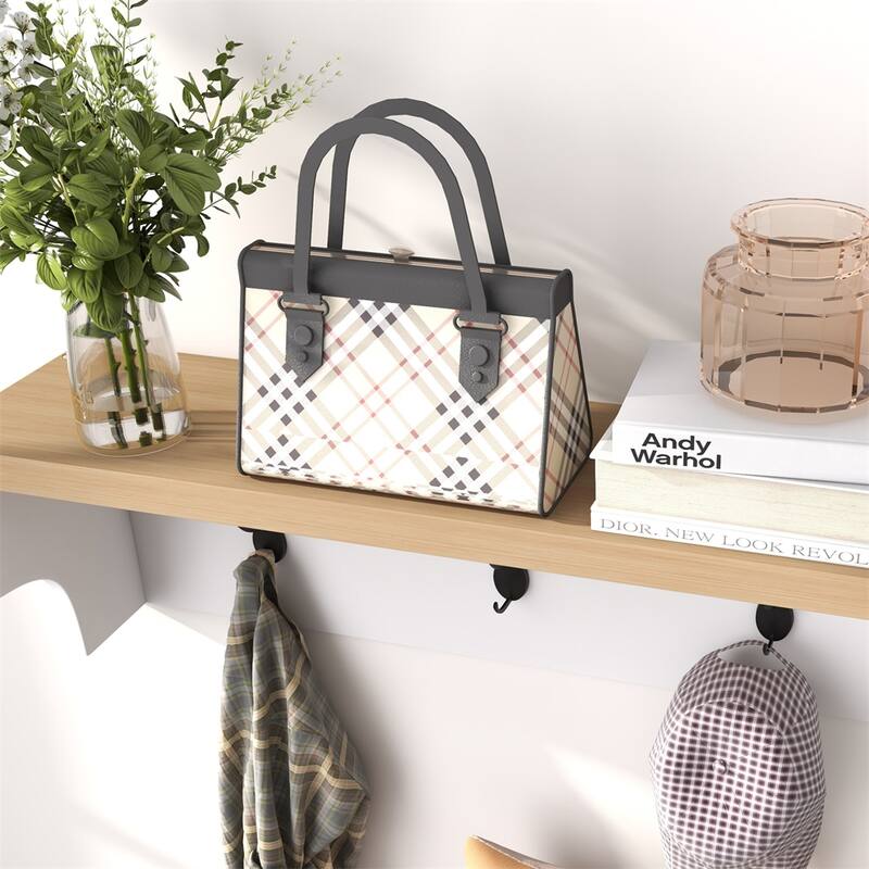 2-in-1 Coat Rack Shoe Bench Set - N/A