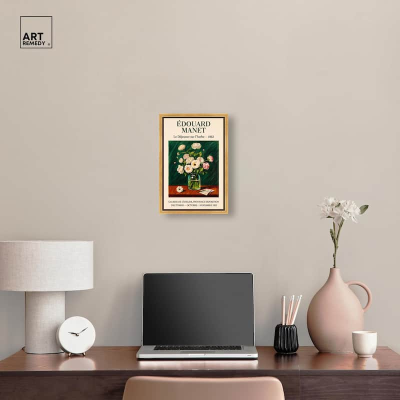 Manet's Floral Canvas by Art Remedy
