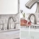 preview thumbnail 6 of 17, Vanityfair 8" Widespread Double Handles Bathroom Sink Faucet with Drain Assembly