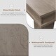 preview thumbnail 16 of 15, 71" Rustic Dining Table for 6–8, Wood Rectangular Kitchen Table with Trim Edge, Brown
