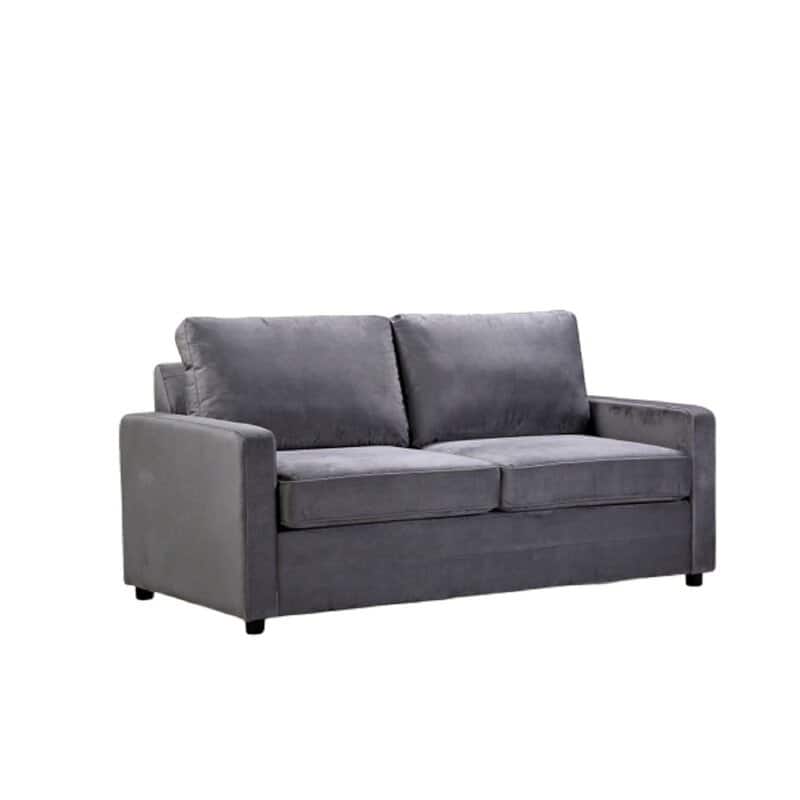 US Pride Furniture Knightsville Velvet 70 inch Square Arms Sofa Bed