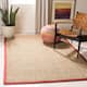 SAFAVIEH Natural Fiber Marina Basketweave Seagrass Rug