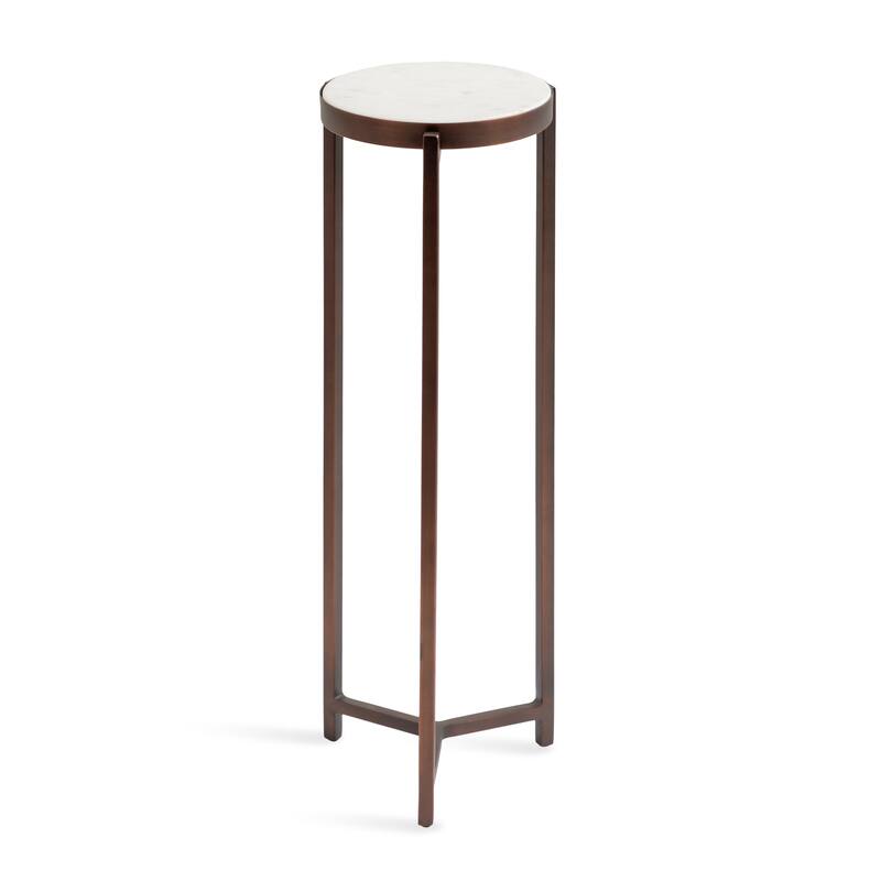 Kate and Laurel Aguilar Glam Drink Table - 9x9x23