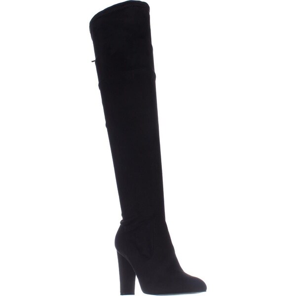 Charles Charles David Sycamore Knee-High Boots, Black Stretch - 9.5 us