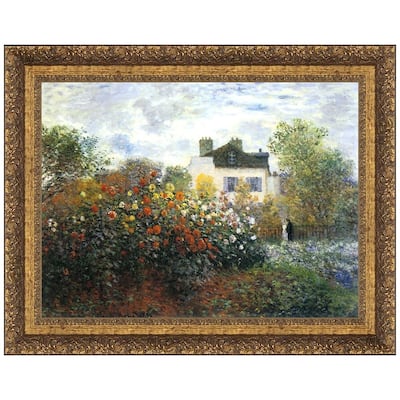 Design Toscano Monet's Garden at Argenteuil (The Dahlias), 1873: Grande