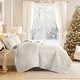 preview thumbnail 11 of 18, Croscill Versailles 3 Piece Quilt Set Grey - King