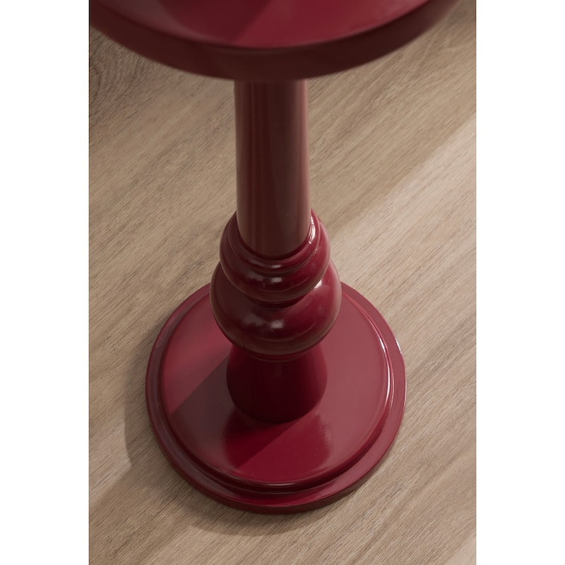 Kate and Laurel Wegner Wooden Drink Table