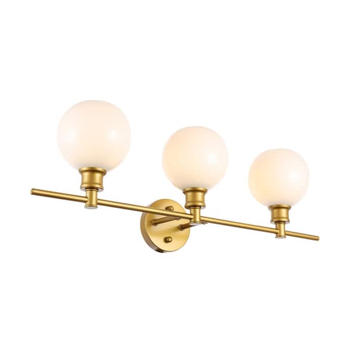 Camille 3-Light Frosted Glass Wall Sconce
