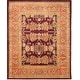 preview thumbnail 14 of 37, SAFAVIEH Handmade Bergama Alexina Oriental Hand-spun Wool Rug 9'6" x 13'6" - Red/Rust - Rectangle