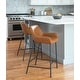 preview thumbnail 34 of 43, Carbon Loft Galotti Industrial Counter Stools (Set of 2) - N/A