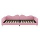 preview thumbnail 42 of 49, Upholstered Daybed with Cloud-Shaped Backrest & Armrests