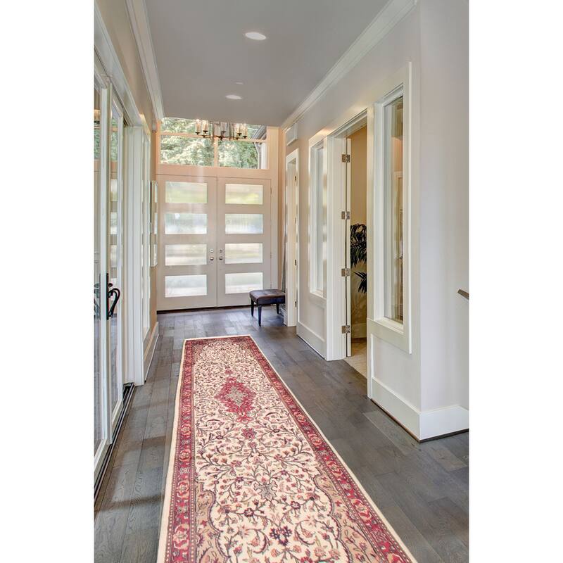 ECARPETGALLERY Hand-knotted Pako Persian 18 Of 20 Cream Wool Rug - 2'7 x 10'2